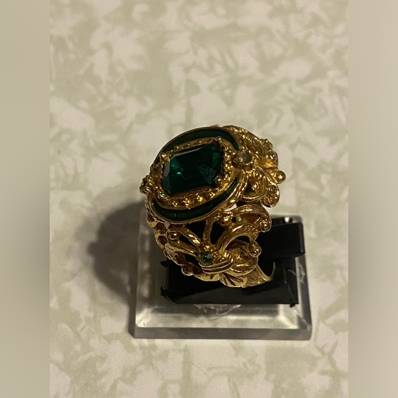 LAST CHANCE 🔥 Vintage Costume Fleur De Lis Adjustable Ring #7993 - Picture 9 of 10